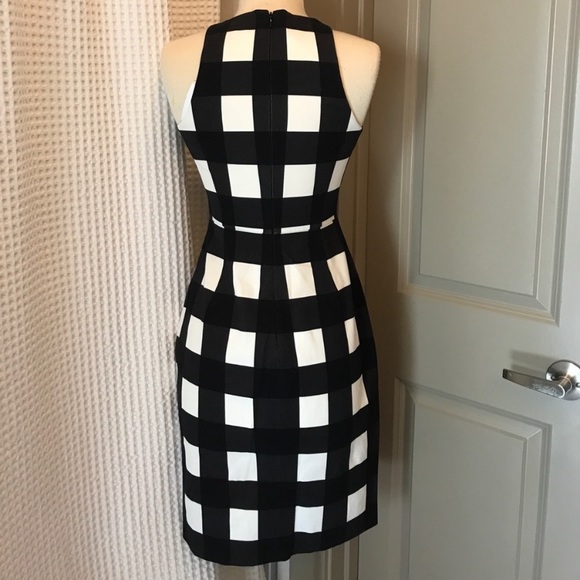 banana republic gingham bistretch sheath dress - Picture 8 of 8